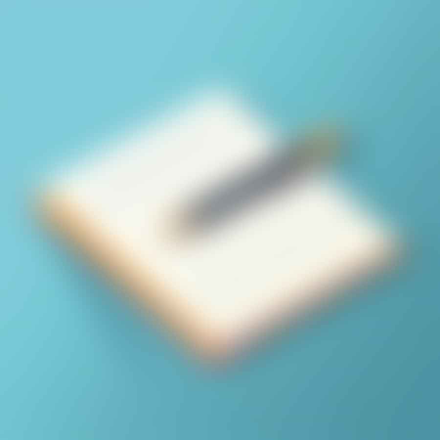 Thesis statement written on a piece of paper