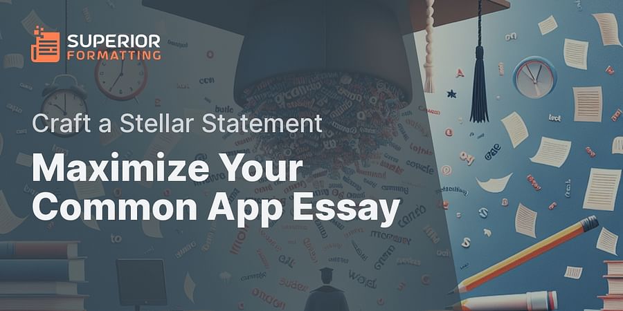 Maximize Your Common App Essay - Craft a Stellar Statement